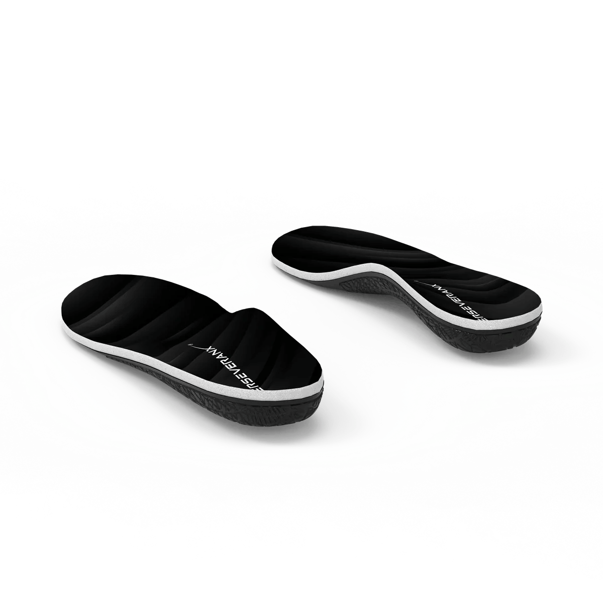 Dark Plush insole with pale edge