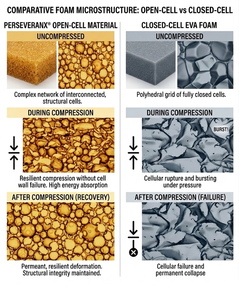 Open-Cell vs Closed-Cell Foam: Why Your Insoles Flatten