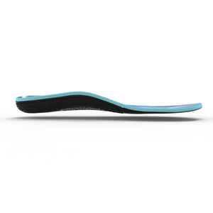 Embrace insole in side profile, showing the arch curve