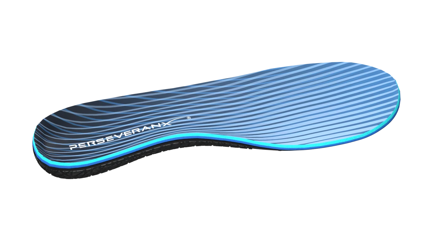 Fusion insoles with two-tone cushioning and a shaped support base