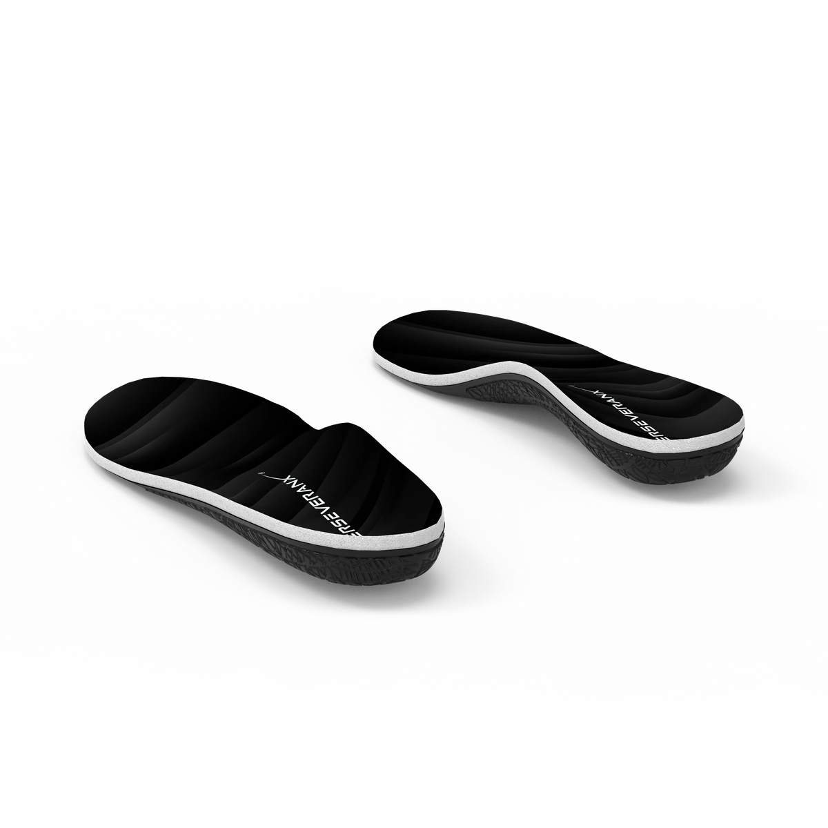 Dark Plush insole with pale edge